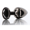 TABOOM Plug bijou anal Diamond Jewel M 7 x 3.3cm Noir